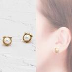 ショッピングフェラガモ 【BLACK FRIDAY 10%OFFクーポン】フェラガモ FERRAGAMO ピアス ガンチーニ クリスタルパール ゴールド 760121 696454 CREAM GOLD