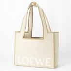ロエベ LOEWE トートバッグ エクリュ フォントトート FONT TOTE MEDIUM BAG ALF1B61X11 2370 ECRU