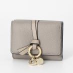 ショッピングchloe クロエ CHLOE 3つ折り財布(小銭入れ付き) ミニ財布 ミニトリフォールドウォレット ALPHABET アルファベット CHC21WP946F57 053 CASHMERE GREY
