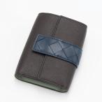 【5/15LYP会員は+P10倍】ボッテガヴェネタ BOTTEGA VENETA 3つ折り財布 フォンデンテ/ディープブルー/ニューセージ タグ TAG 796868 V4IK1 2452
