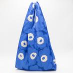 マリメッコ marimekko エコバッグ スマートバッグ ブルー×ダークブルー×オフホワイト Unikko Smartbag 094138 515 北欧 フィンランド