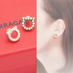 フェラガモ FERRAGAMO ピアス ガンチーニ クリスタルパール ゴールド 760125 696581 CREAM GOLD