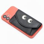 アニヤハインドマーチ ANYA HINDMARCH カードケース ブラック EYES ENVELOPE PURSE PHONE STICKER アイズ エンベロープ パース フォン ステッカー 5050925195621
