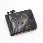 ショッピングGARCONS コムデギャルソン COMME des GARCONS ラウンドファスナー財布 POLKA DOTS SA7100NE