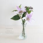 ショッピングクレマチス クレマチス  マジカルウォーター 造花 観葉植物 グリーンインテリア ガラス 夏 サマー おしゃれ 送料無料 フェイクグリーン