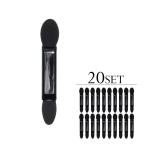  кисточка для теней губка chip 20 шт. комплект одноразовый большая вместимость I макияж chip щетка макияж щетка глаз инструменты для макияжа косметические мелочи черный женский 