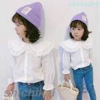  tops Kids длинный рукав белый рубашка блуза девочка верхняя одежда детская одежда Kids для zonchi- ребенок одежда формальный посещение детского сада обычно используя презентация входить . тип .. тип детская одежда посещение школы 