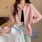シアーシャツ ブラウス カーディガン レディース 春 夏 薄手 透け感 涼やか ioso トップス UV対策 羽織 長袖 日焼け対策 着回し 快適 体型カバー