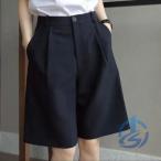タックショートパンツ ハイウエスト 美脚 着回し 体型カバー 普段使い ioso お出かけ 快適 便利 軽量 収納 家庭用 実用的 整理整頓 省スペース