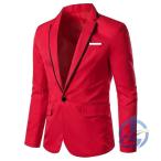 красный красный блейзер красный жакет мужской жакет красный жакет tailored jacket ioso костюм мужской короткий длинный рукав 1 кнопка kajuru надеты поворот body type покрытие 