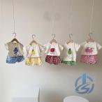 子供服 ベビー服 赤ちゃん 夏服 半袖 綿 パジャマ 部屋着 可愛い ioso フルーツ 果物柄 男の子 女の子 孫 キッズ セットアップ ルームウェア 通園 保育園