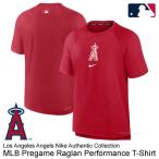 【あすつく対応】ナイキ（NIKE） Tシャツ チームロゴ 半袖 ロサンゼルス・エンゼルス MLB Pregame T-Shirt Nike Authentic Collection 013B-62Q-ANG-WYF 野球