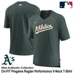 【あすつく対応】ナイキ（NIKE） Tシャツ オークランド・アスレチックス Authentic Collection MLB Oakland Athletics NACS-3EY-FZ-8WB