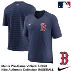 【あすつく対応】＜メール便対応＞ナイキ（NIKE）　Tシャツ　ボストン・レッドソックス　Pre-Game V-Neck T-Shirt　MLB Boston Red Sox　NKM9-44B-BQ-ITB