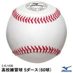  Mizuno (MIZUNO) 1BJBH43600 Mizuno 436 средняя школа тренировка лампочка 5 дюжина /60 лампочка натуральный кожа oun имя заказ соответствует возможность бейсбол 