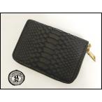 ショッピングミニ財布 ゴダン GODANE ダイヤモンドパイソンミニ財布 コインケース  小銭入れ 折財布 SPPW1106.mBK マットブラック