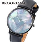 ブルッキアーナ 腕時計 メンズ BROOKIANA ROUND SLIM PEARL BA3101-BPBLBK