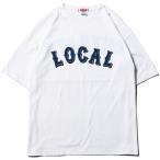 CUTRATE カットレイト　CUTRATE LOCAL DROPSHOULDER S/S -T-SHIRT　WHITE/BLACK