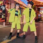 ダンス衣装 ヒップホップ セットアップ スーツ 半袖ジ