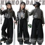  Denim брюки кожаный жакет Cheer Cheer девушка jazz Корея k-pop длинный рукав короткий градация цвет .... свободно широкий брюки осень-зима ребенок одежда Kids 