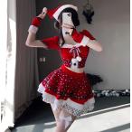 クリスマス特集 クリスマコスプレ サンタ コスプレ クリスマス 衣装 レディース コスチューム 仮装 ワンピース サンタコス トップス スカート ミニスカ 帽子 セ