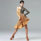 ラテンダンス衣装社交ダンスワンピースラテンダンスラテンドレス社交ダンスレデ...