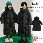 ベンチコート ジュニア 女の子 160 男の子 中綿ジャケット フード付き 風パーカー キッズ 150cm ベンチ コート 黒 中綿コート 小学生 防寒 子供用 アウター 秋冬