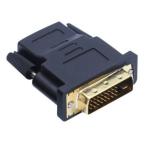 DVI HDMI 変換アダプター 変換ケーブル コネクター DVI24+1 HDMI(メス） DVI（オス）