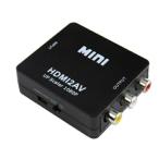 HDMI RCA 変換 アダプター ケーブル コンバーター コンポジット 1080P 対応 PAL NTSC 切り替え 音声出力 車 ゲーム カーナビ テレビ PS4 PS5 スイッチ 黒色