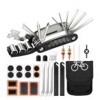 自転車 工具セット 25点 修理工具 工具 携帯用 レンチ マルチツール ドライバー 六角レンチ ソケットレンチ スパナ ツールセット 多機能 zite1-25