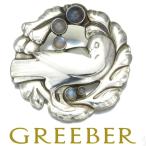 ジョージジェンセン ブローチ ムーンストーン ダヴ ハト トリ アニマル 123 シルバー 925 BLJ 限界値下げ品