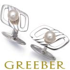  Mikimoto запонки жемчуг жемчуг 6.8mm серебряный BLJ большое снижение цены товар 