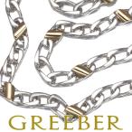 ショッピングティファニー ティファニー チェーンネックレス フラットリンク コンビカラー 40cm シルバー 925/K18YG BLJ 大幅値下げ品