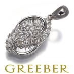  diamond бриллиант 0.70ct 2 вид cut спираль подвеска с цепью Pt850 GENJ предел снижение цены товар 