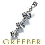 TASAKItasaki подвеска с цепью diamond бриллиант 0.59ct 3P Pt900 BLJ большое снижение цены товар 