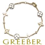 ルイヴィトン ブレスレット ダイヤ ダイヤモンド モノグラムイディール 2P スリーカラー K18YG/WG/PG BLJ