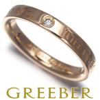 ティファニー リング ダイヤ ダイヤモンド フラットバンド 3P 11号 K18PG 指輪 BLJ