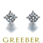 カルティエ ピアス ダイヤ ダイヤモンド 0.23ct E VVS1/0.23ct E VVS1 ソリテール Pt950 保/鑑BLJ 大幅値下げ品