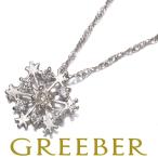 ショッピングダイヤモンド ダイヤ ダイヤモンド 0.15ct スノーフレーク ネックレス Pt1000/Pt850 GENJ