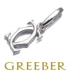  Cartier подвеска с цепью 2Cdu-bruC C2 очарование K18WG [ б/у ]BLJ