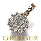  diamond бриллиант 1.02ctpave Circle подвеска с цепью K18PGGENJ большое снижение цены товар 