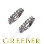 ダイヤ ダイヤモンド 0.10ct/0.10ct イヤーカフ フープ イヤリング Pt900 GENJ