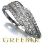 ダイヤ ダイヤモンド 0.50ct パヴェ リング Pt900 指輪 GENJ