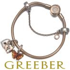  хлеб гонг браслет imite-shon Stone Cubic Zirconia Heart бабочка бабочка серебряный 925 BLJ/GENJ