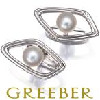 Mikimoto запонки жемчуг жемчуг 7.0mm серебряный BLJ