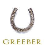  Brown diamond бриллиант 0.22ct шланг колодка подвеска с цепью K18WG GENJ