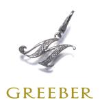 yu... подвеска с цепью diamond 0.03ct Alpha pti initial M очарование K18WG BLJ/GENJ