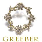 ダイヤ ダイヤモンド 0.50ct フラワー サークル ペンダントトップ K18YG GENJ