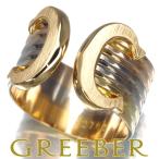 カルティエ リング 2C ドゥーブルC C2 スリーカラー LM 53号 K18YG/WG/PG 指輪 BLJ