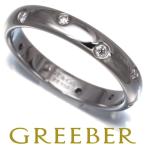 ティファニー リング ダイヤ ダイヤモンド ドッツ 3mm 9号 Pt950 指輪 【中古】BLJ